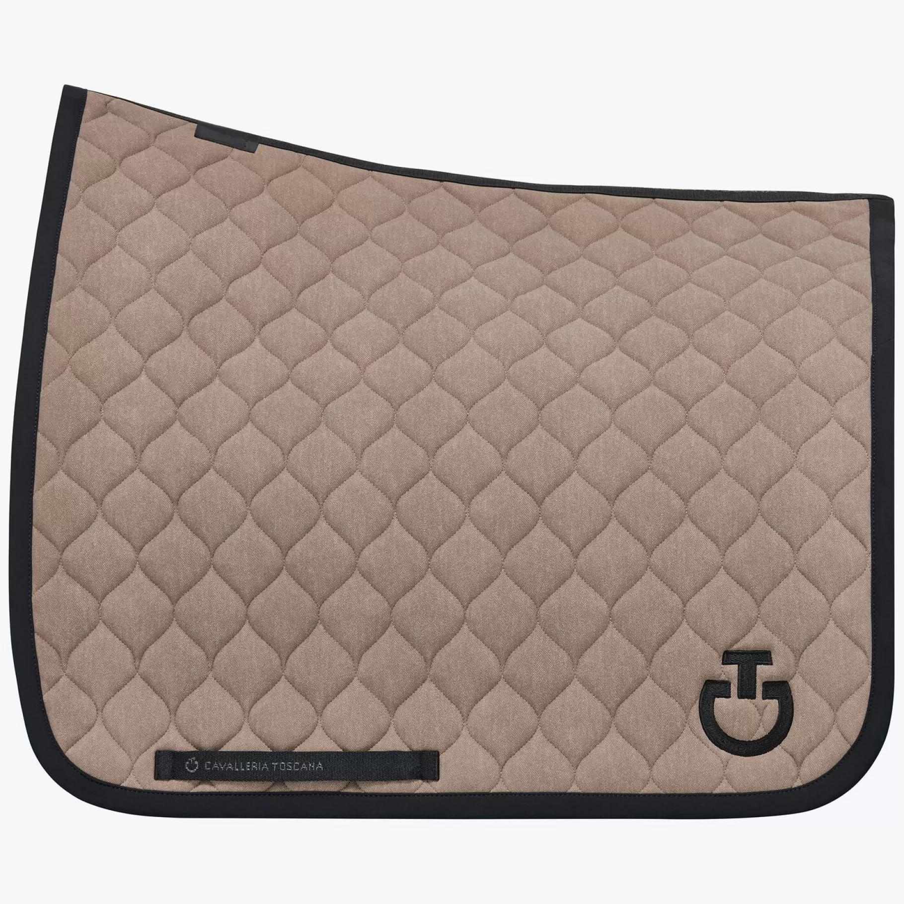 Circular-Quilted Dressage Saddle Pad-Cavalleria Toscana Discount