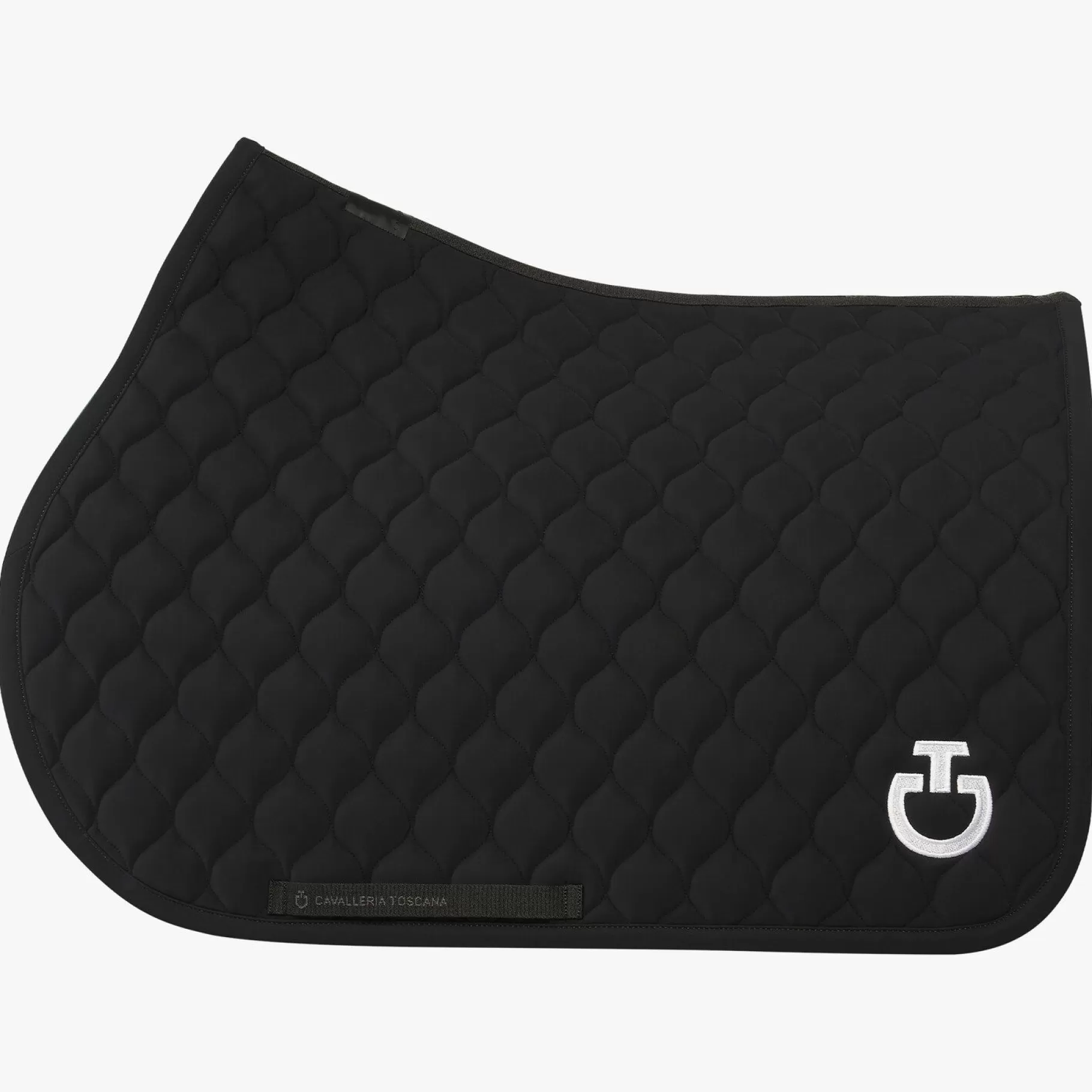 Circular-Quilted Jumping Saddle Pad-Cavalleria Toscana Fashion