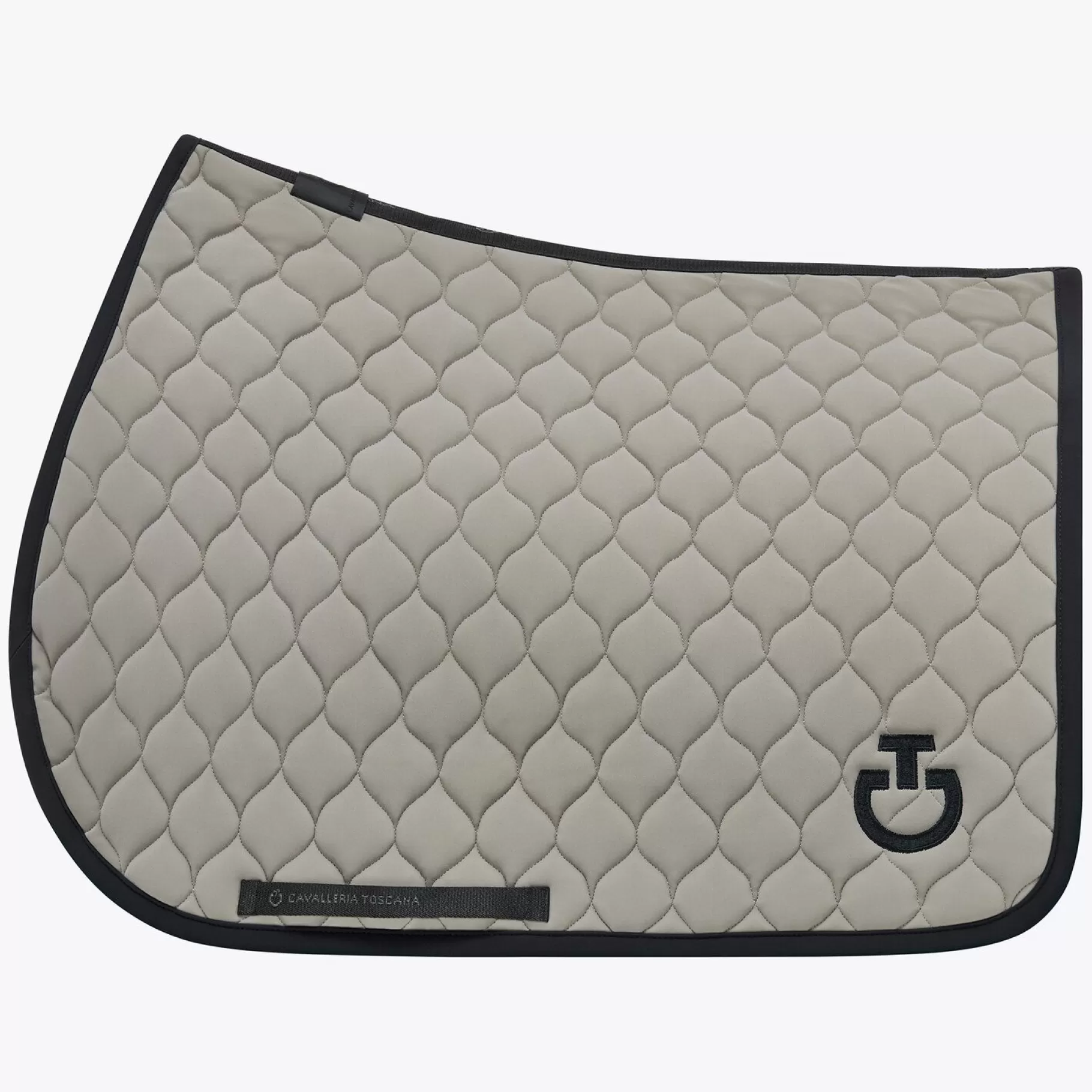 Circular-Quilted Jumping Saddle Pad-Cavalleria Toscana Fashion