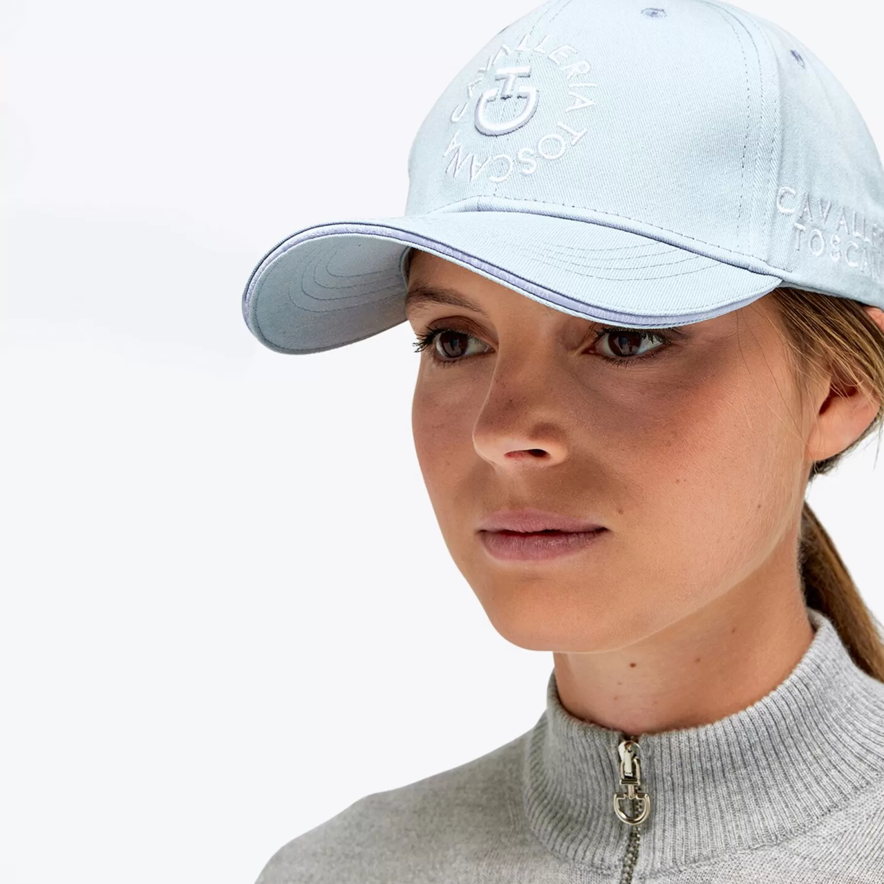 Cotton Baseball Cap With An Embroidered Logo-Cavalleria Toscana Online