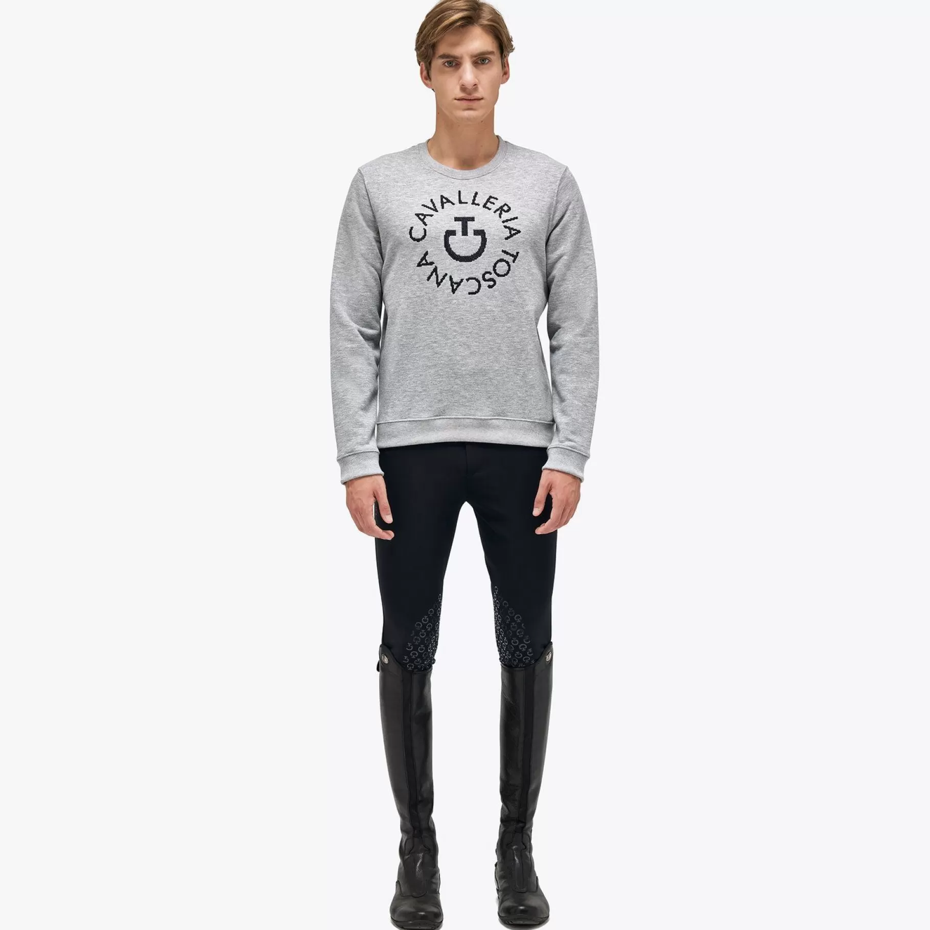 Ct Crew Neck Sweatshirt For Man-Cavalleria Toscana Discount