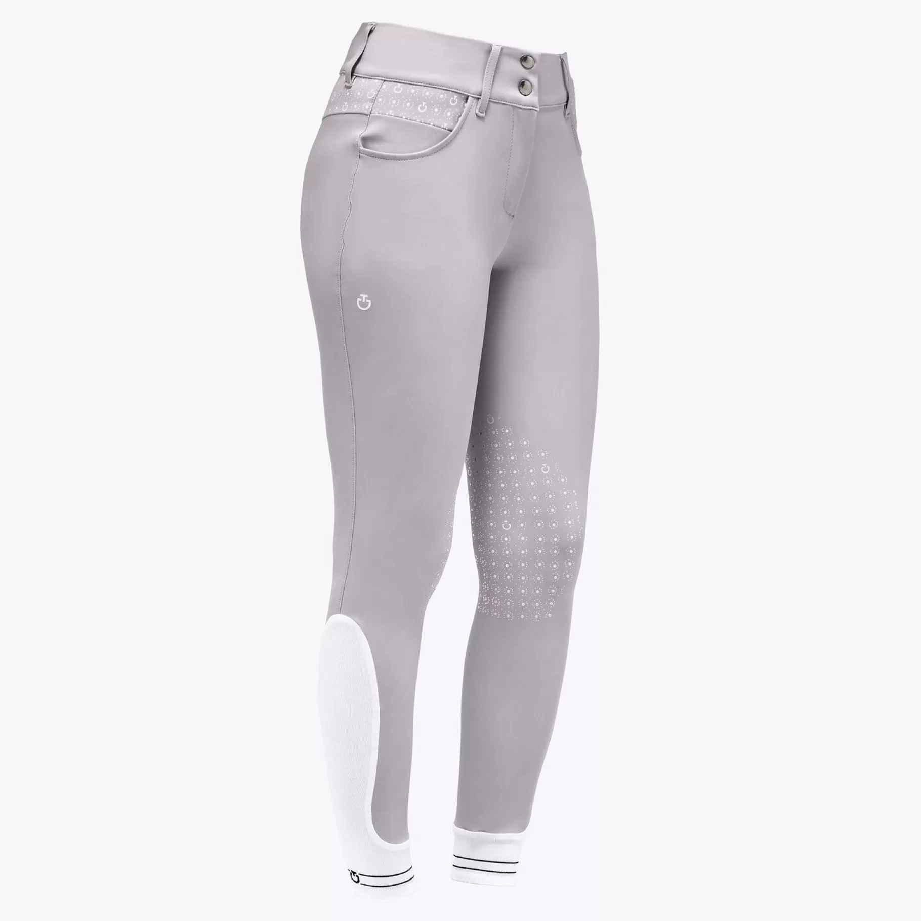 Ct Motif Print Jumping Riding Breeches-Cavalleria Toscana Fashion