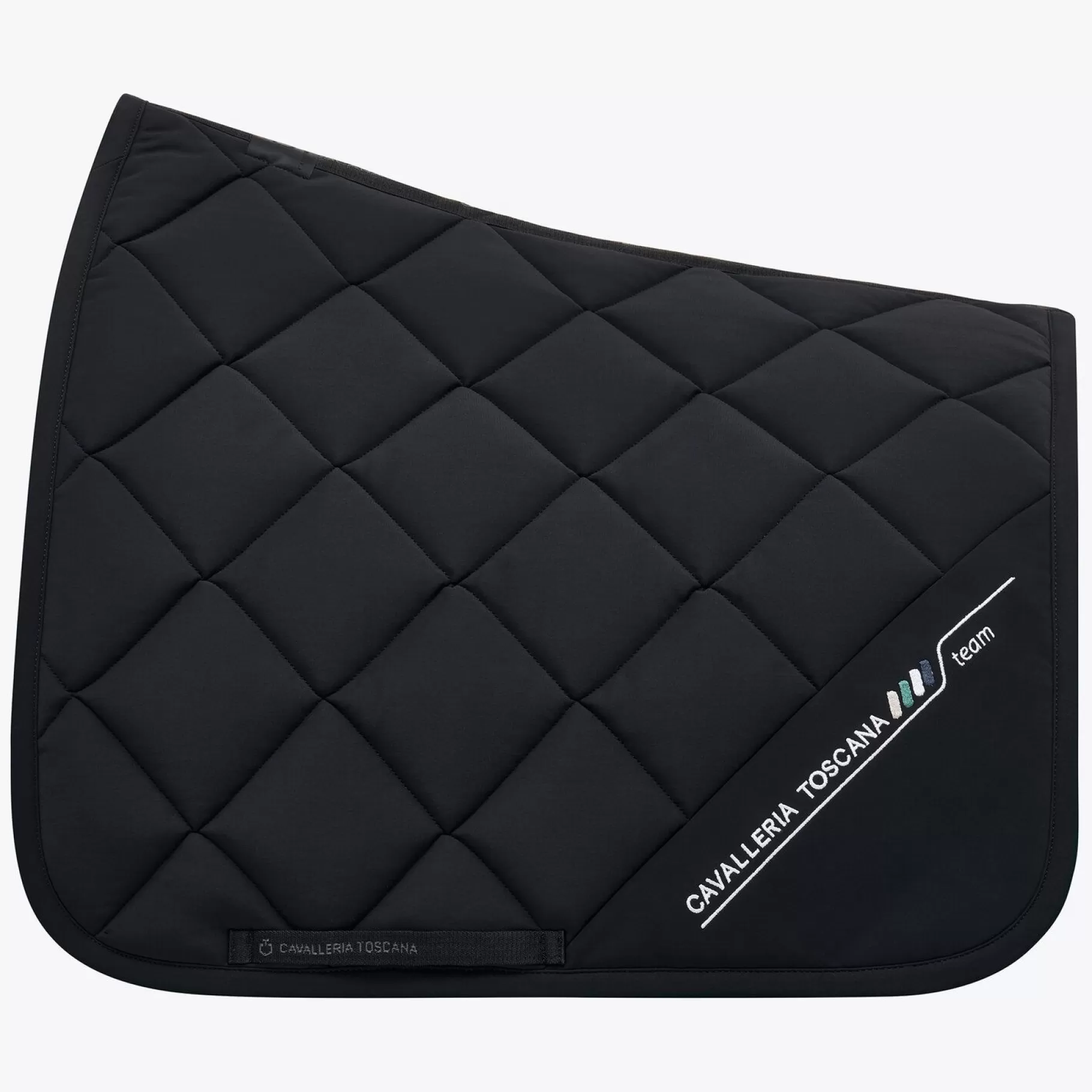 Dressage Saddle Pad In Quilted Cotton Fabric-Cavalleria Toscana New