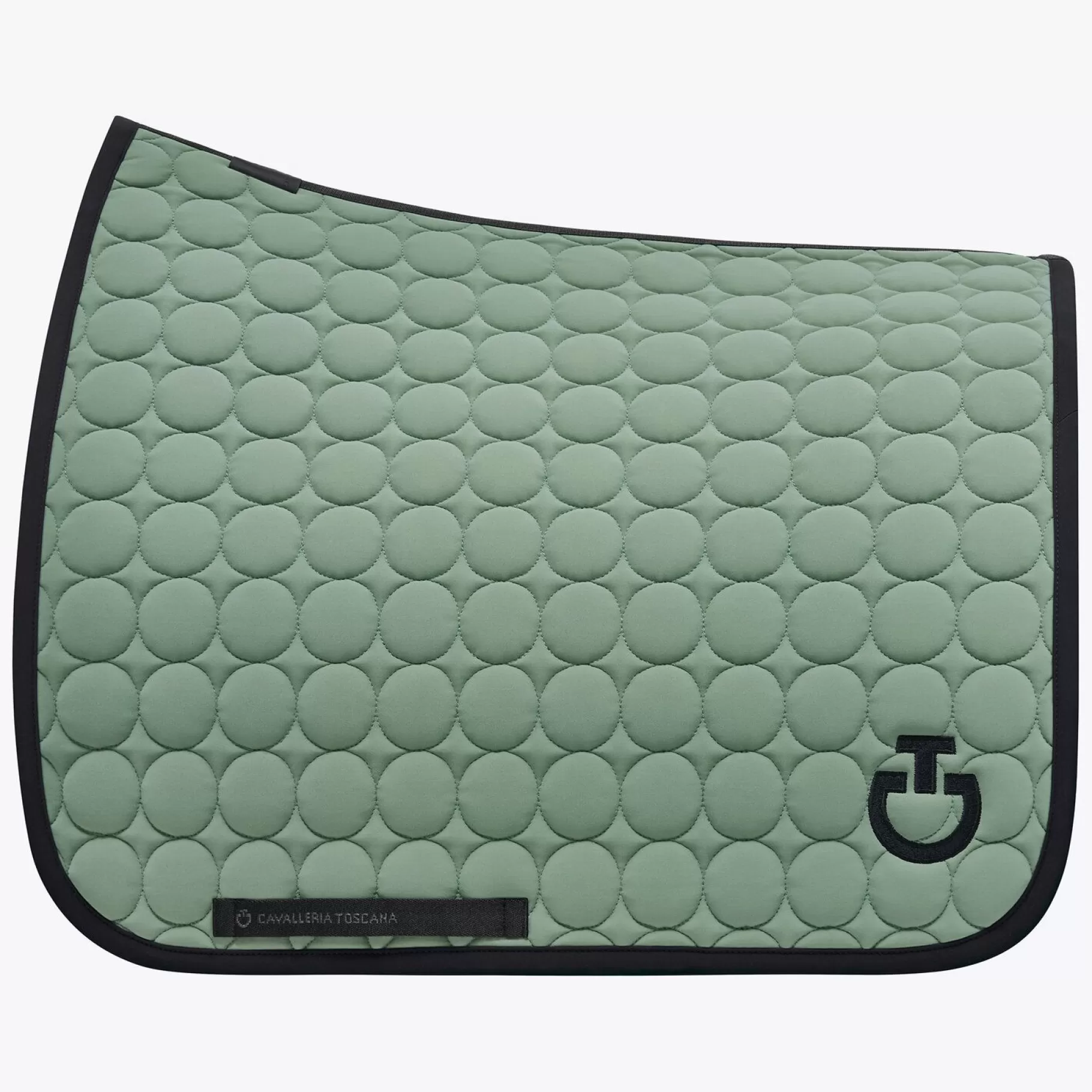 Dressage Saddle Pad In Quilted Cotton Fabric-Cavalleria Toscana Online