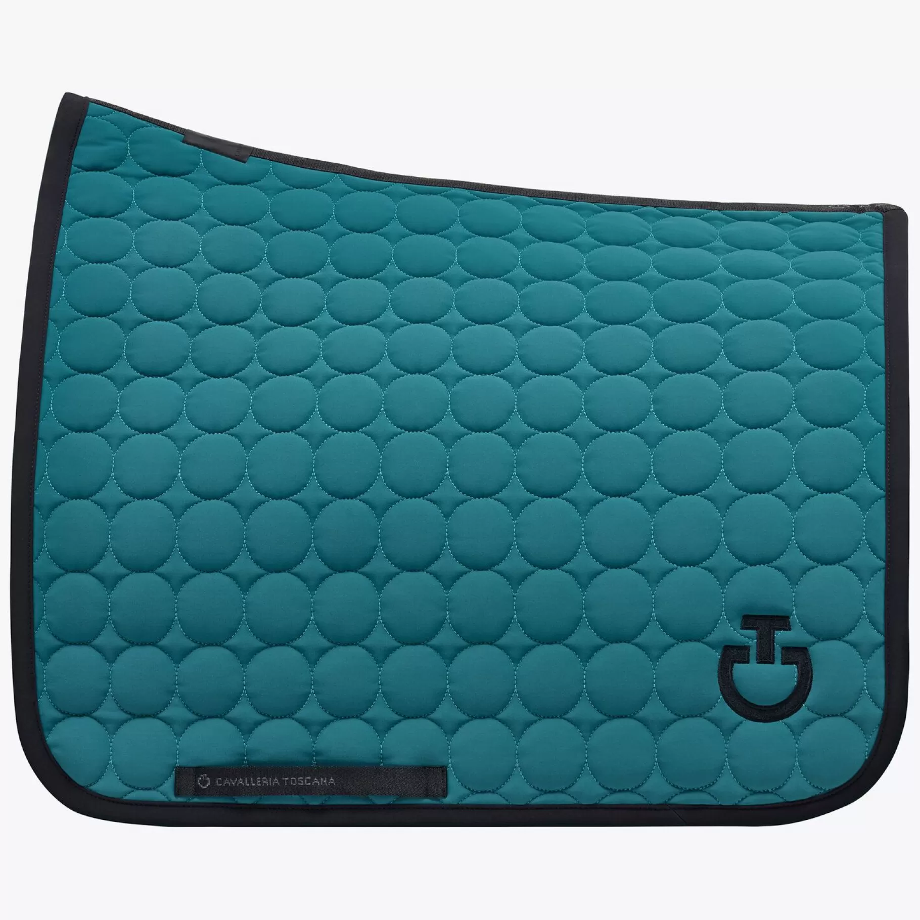 Dressage Saddle Pad In Quilted Cotton Fabric-Cavalleria Toscana Discount