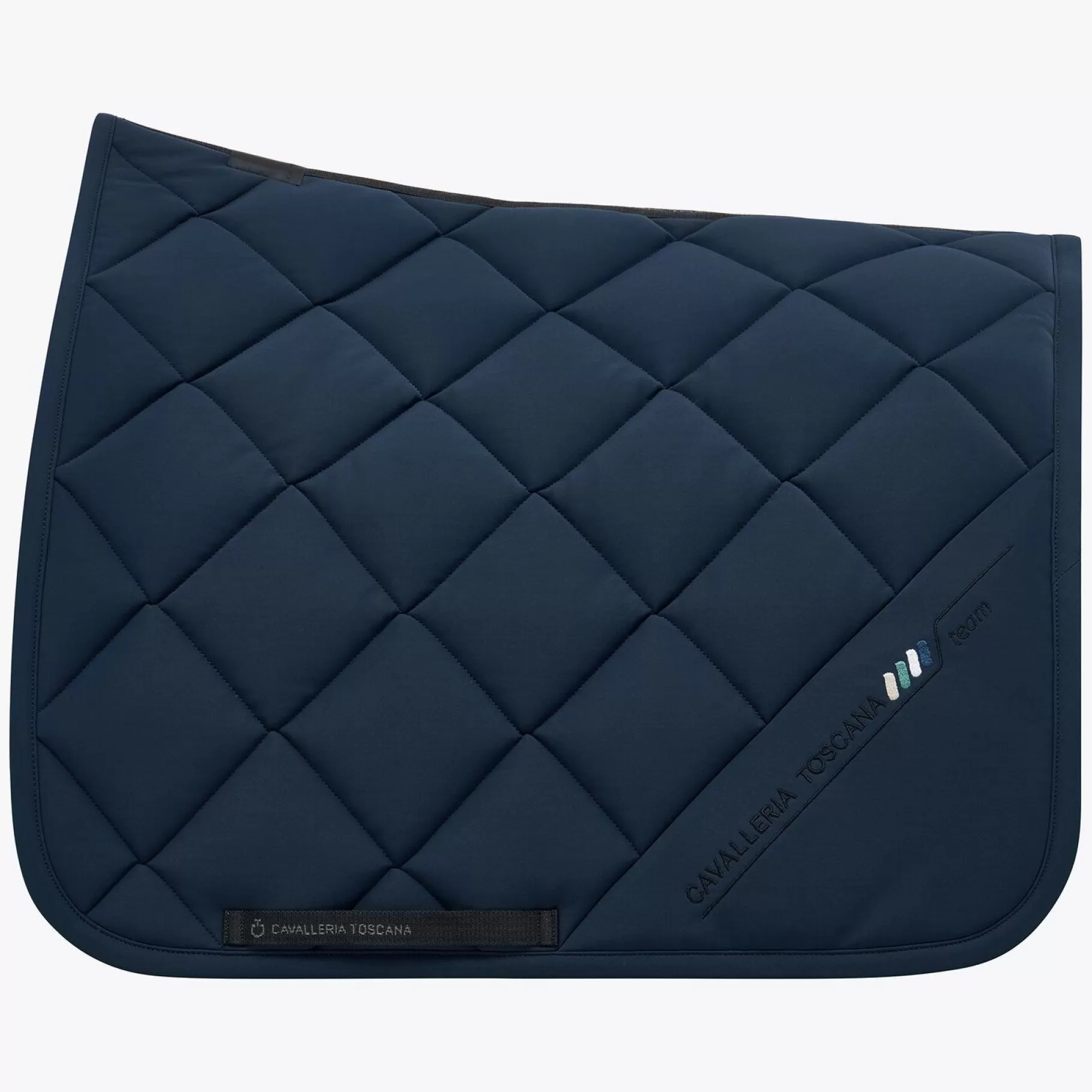 Dressage Saddle Pad In Quilted Cotton Fabric-Cavalleria Toscana Sale