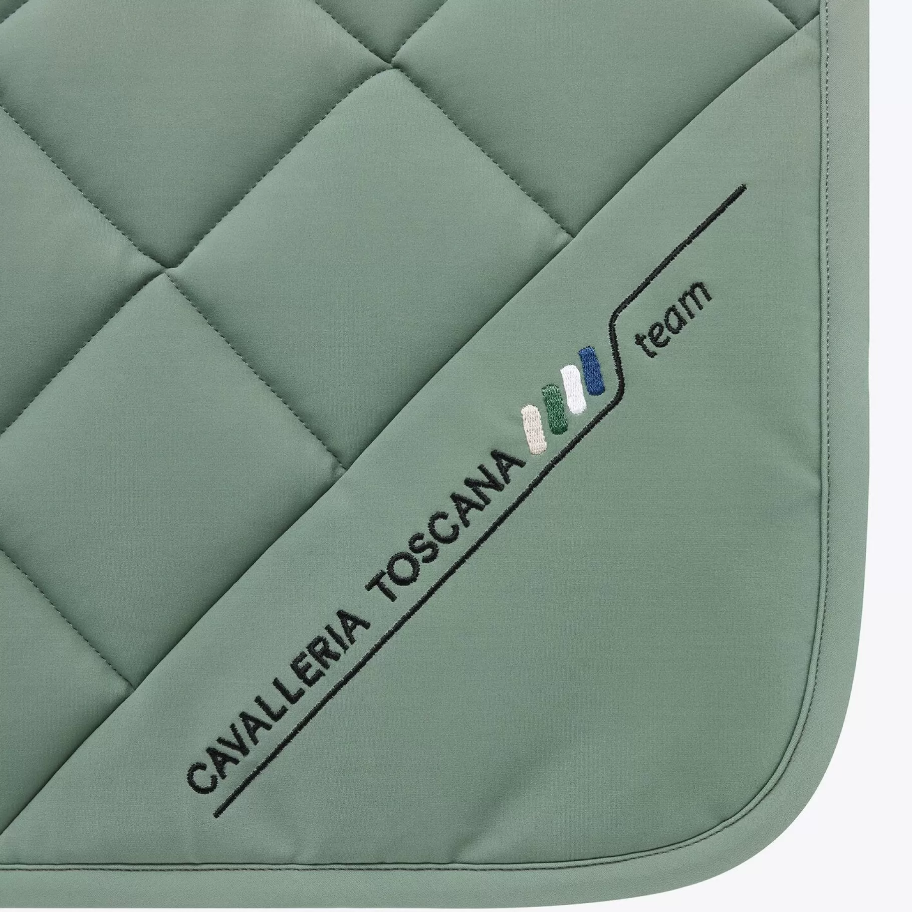 Dressage Saddle Pad In Quilted Cotton Fabric-Cavalleria Toscana Store