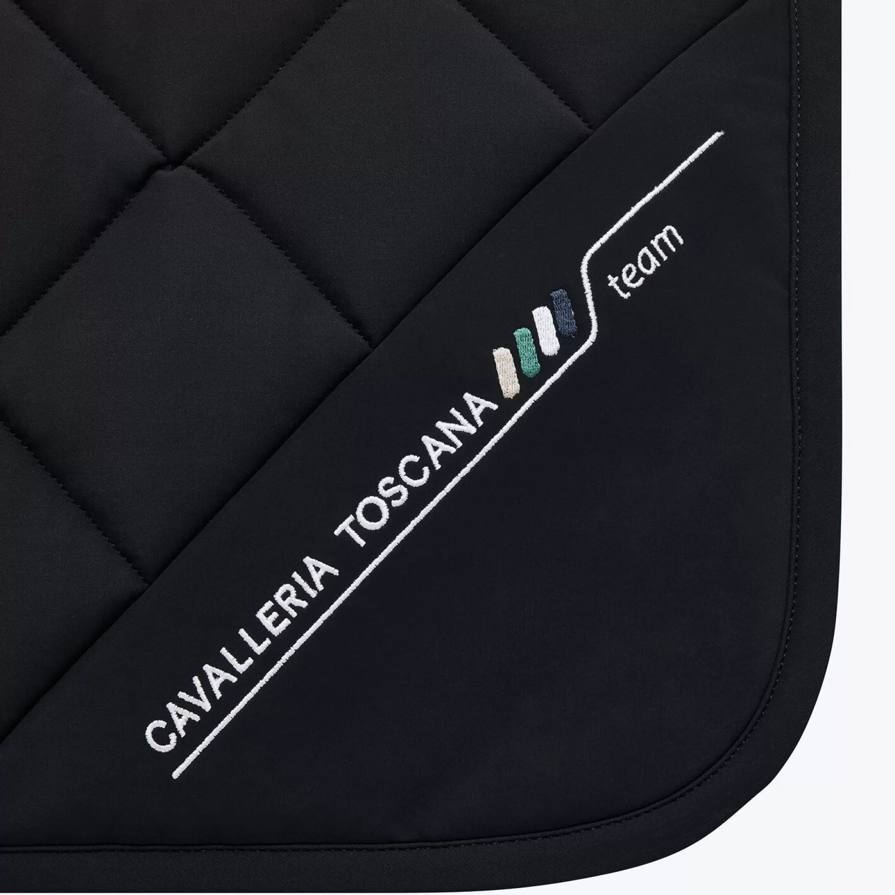 Dressage Saddle Pad In Quilted Cotton Fabric-Cavalleria Toscana New