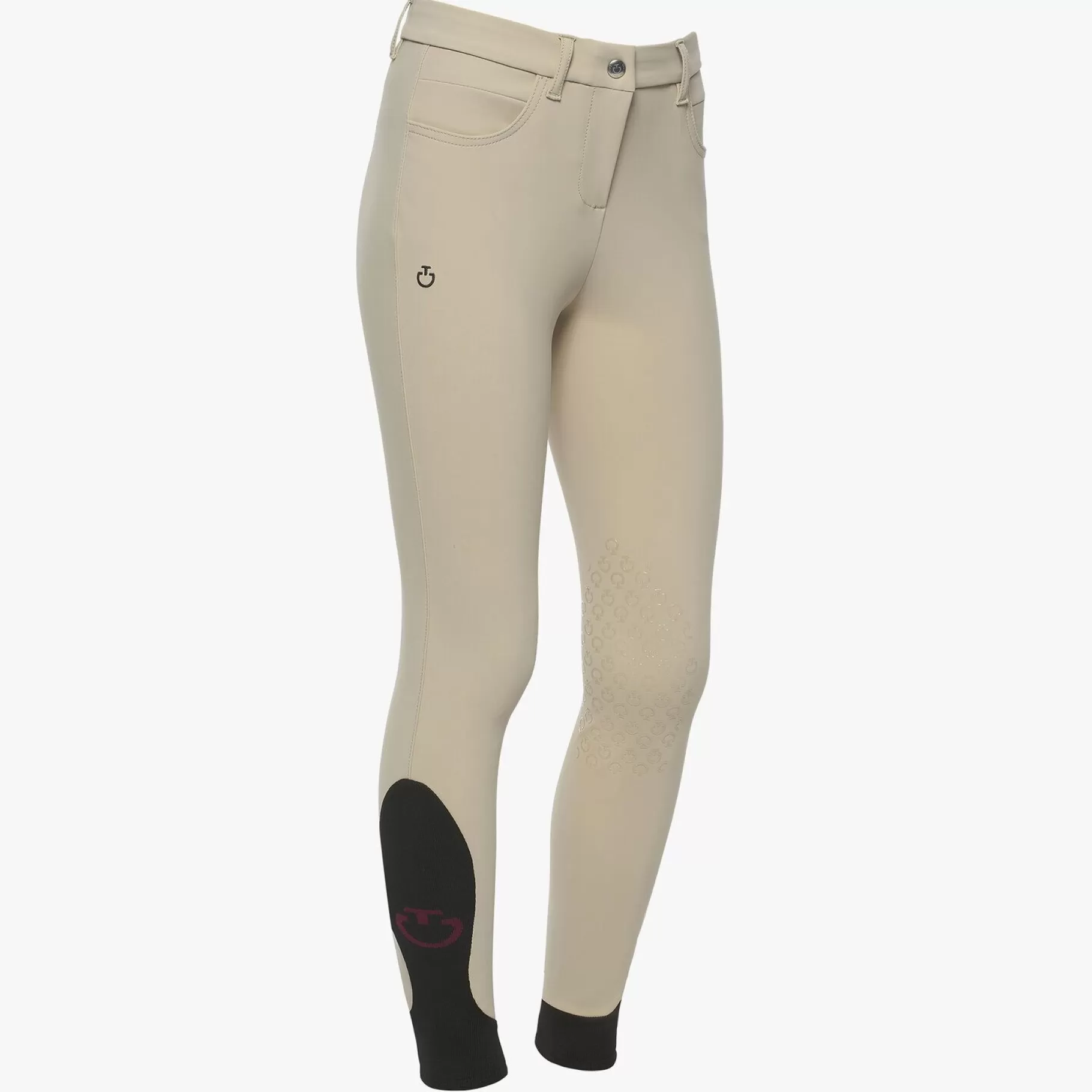 Girl`S Knee Grip Riding Breeches-Cavalleria Toscana New