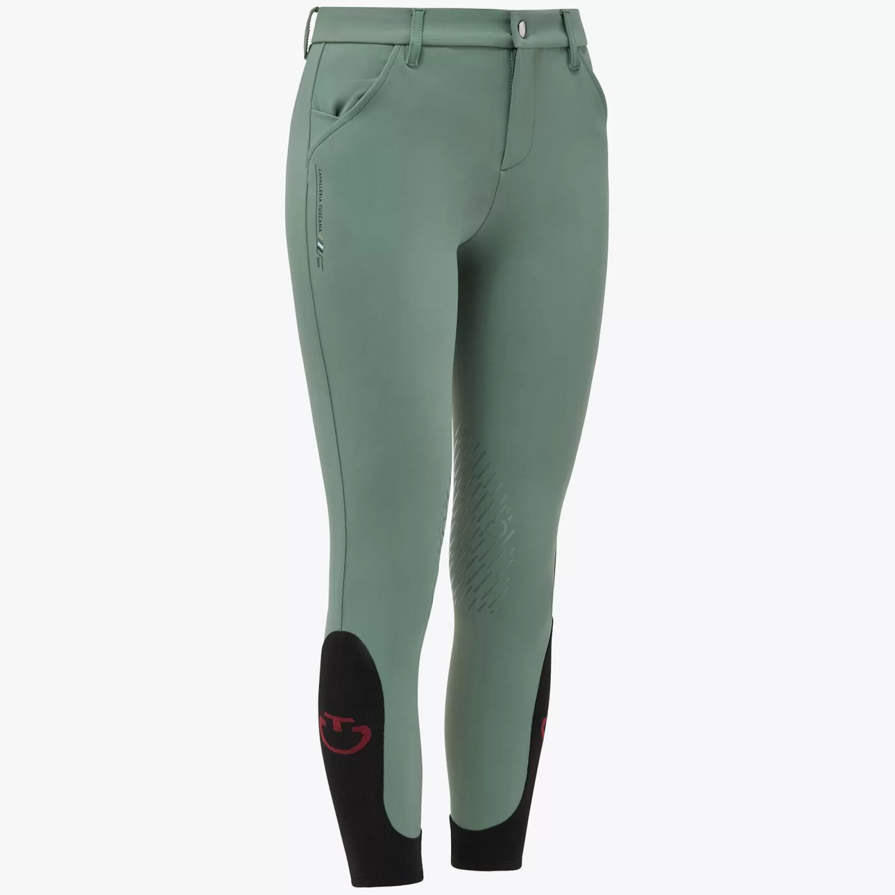 Girls' Riding Breeches In Four-Way Stretch Technical Fabric-Cavalleria Toscana New