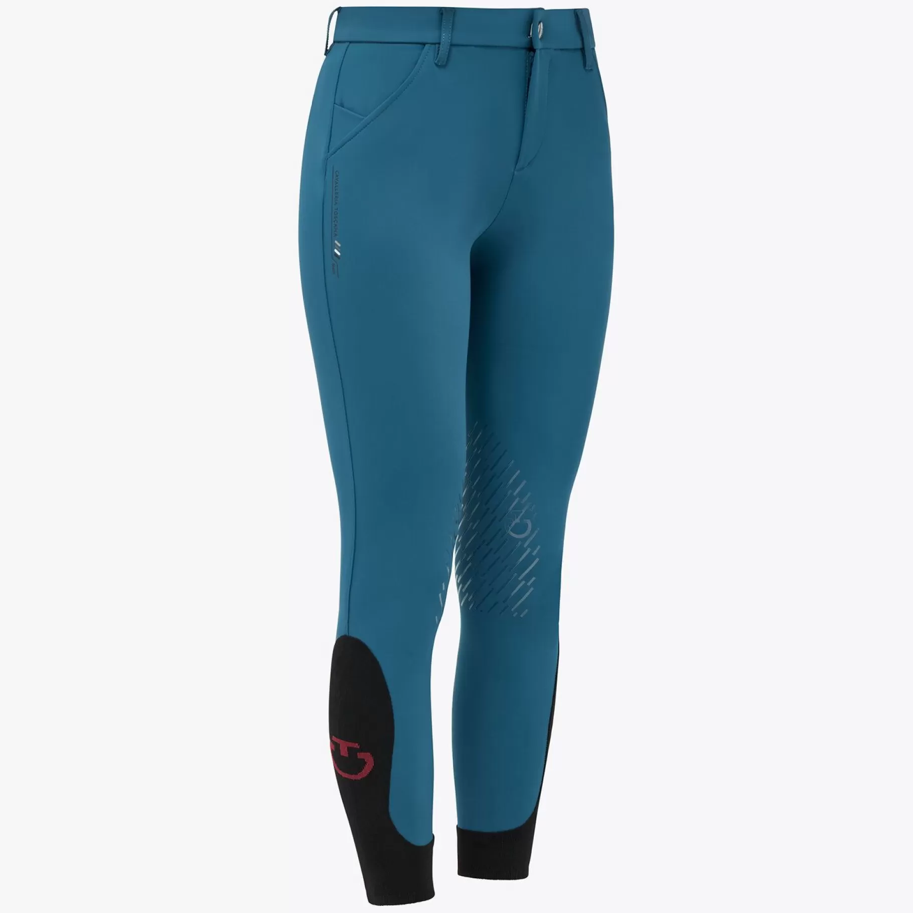 Girls' Riding Breeches In Four-Way Stretch Technical Fabric-Cavalleria Toscana Clearance