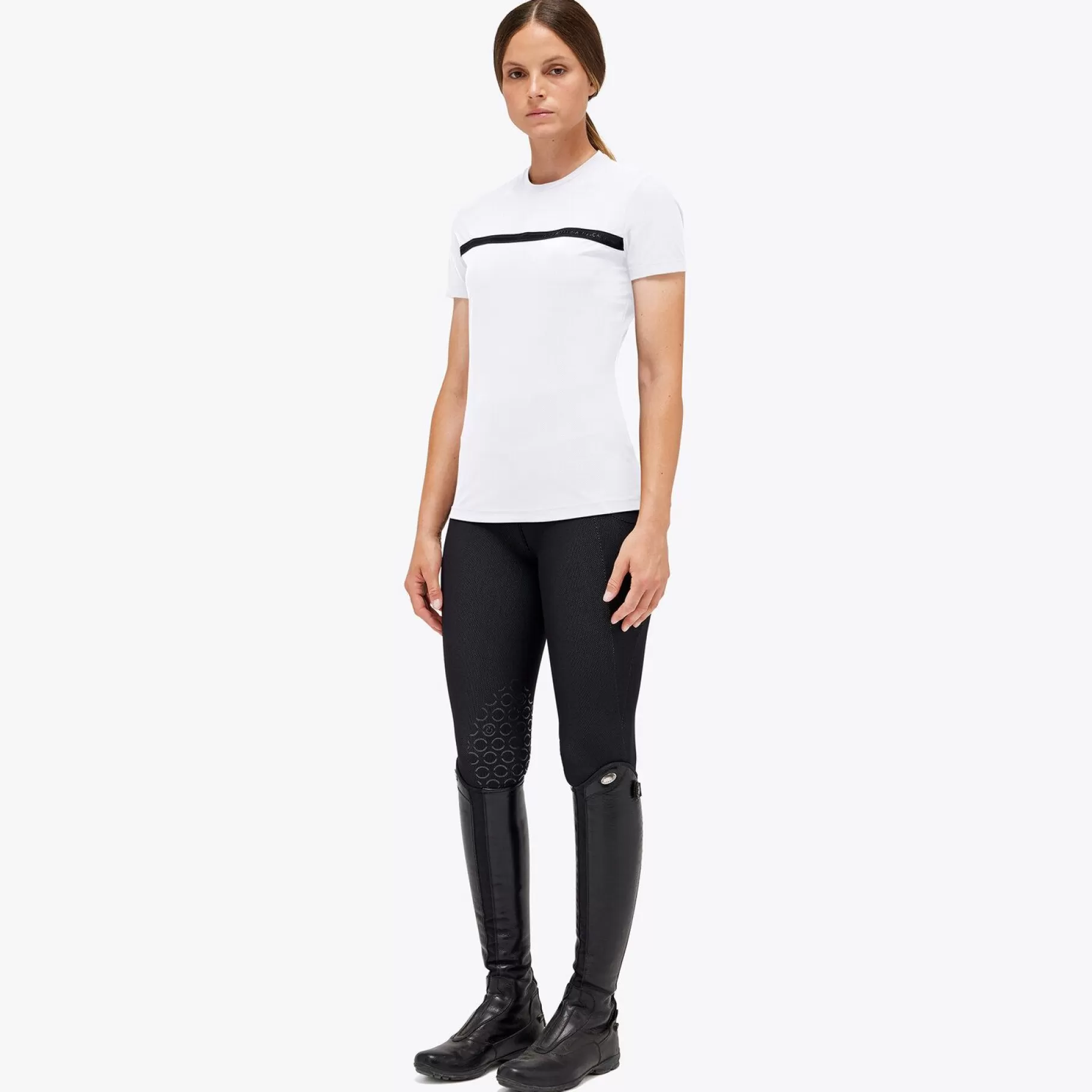 Jersey Mesh T-Shirt-Cavalleria Toscana Best Sale