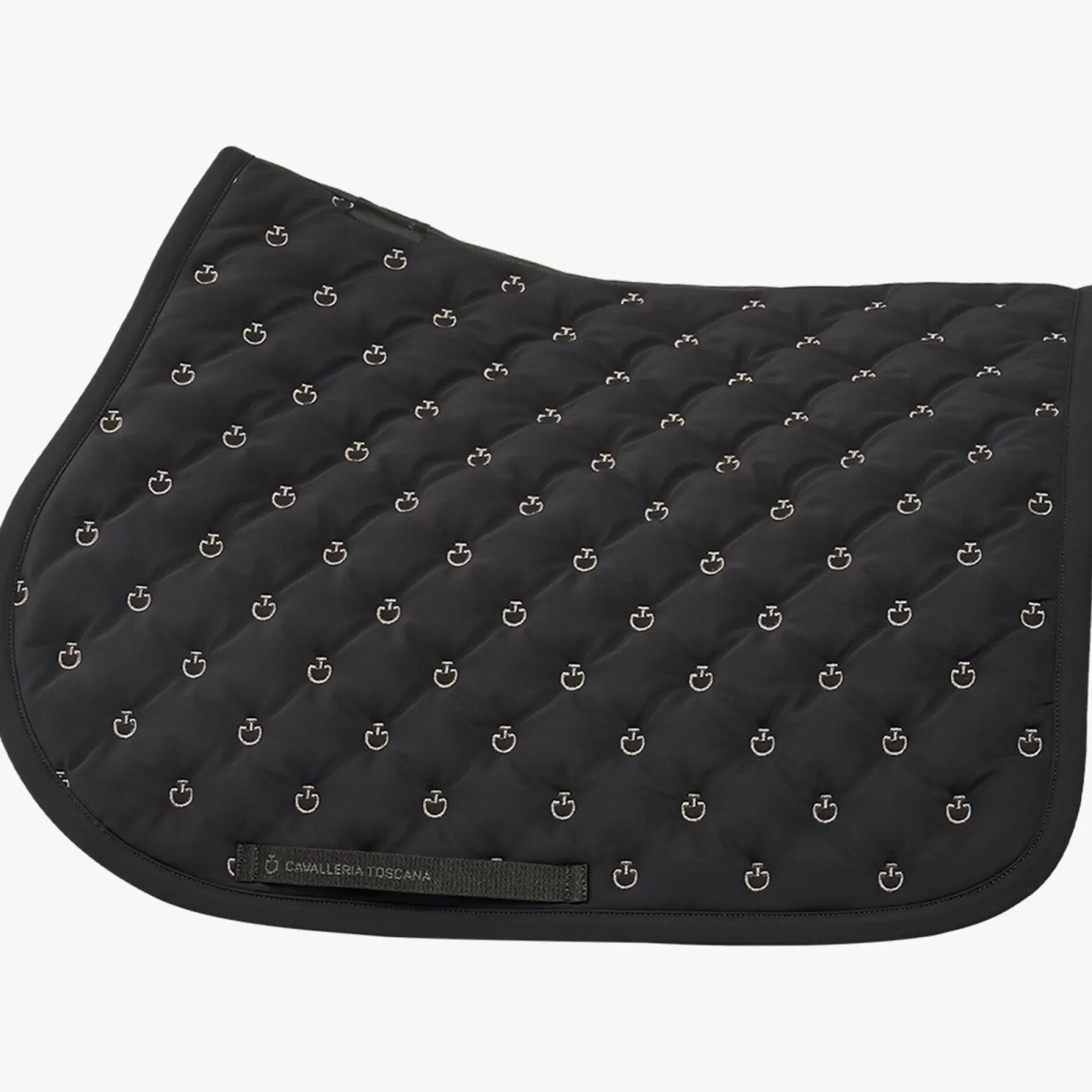 Jumping Saddle Pad With Ct Logos-Cavalleria Toscana Flash Sale