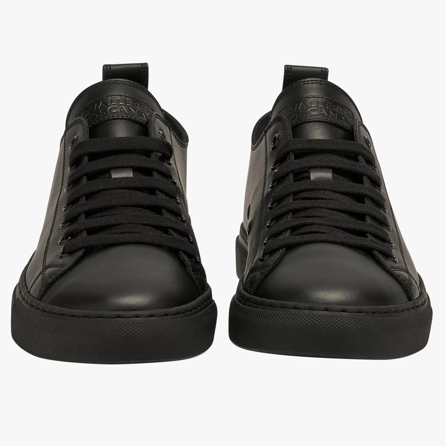 Leather Lace-Up Sneakers With A Cup Sole-Cavalleria Toscana Cheap