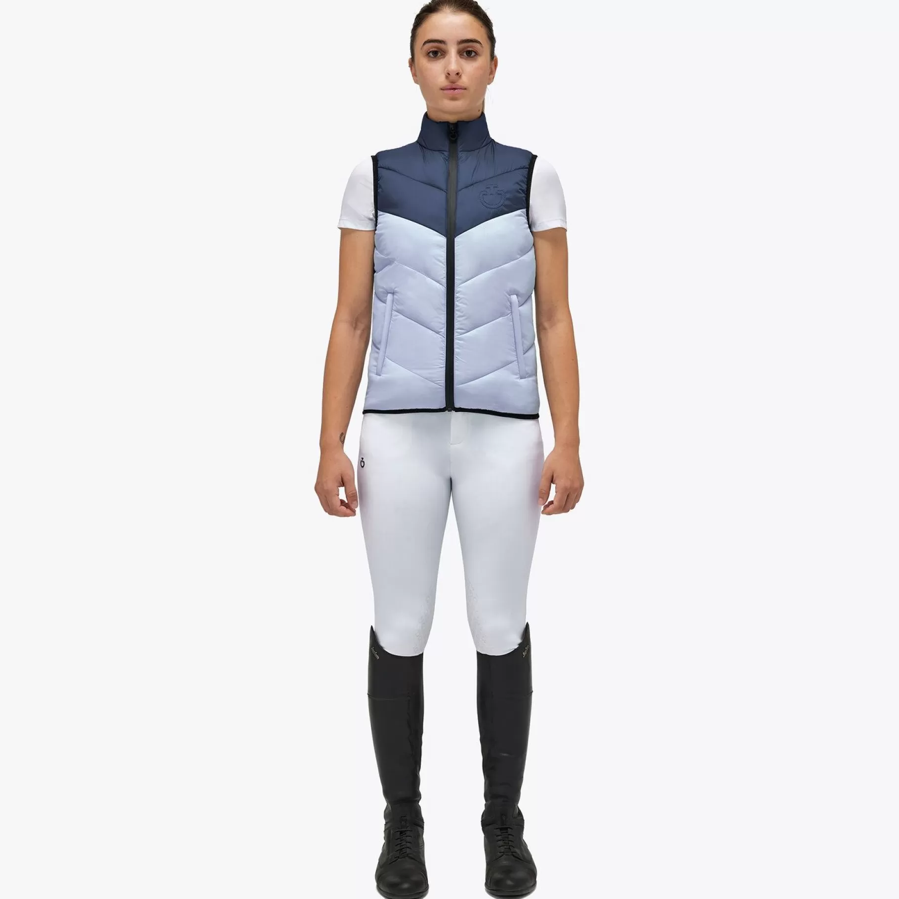 Nylon Synthetic Padded Unisex Quilted Vest-Cavalleria Toscana New