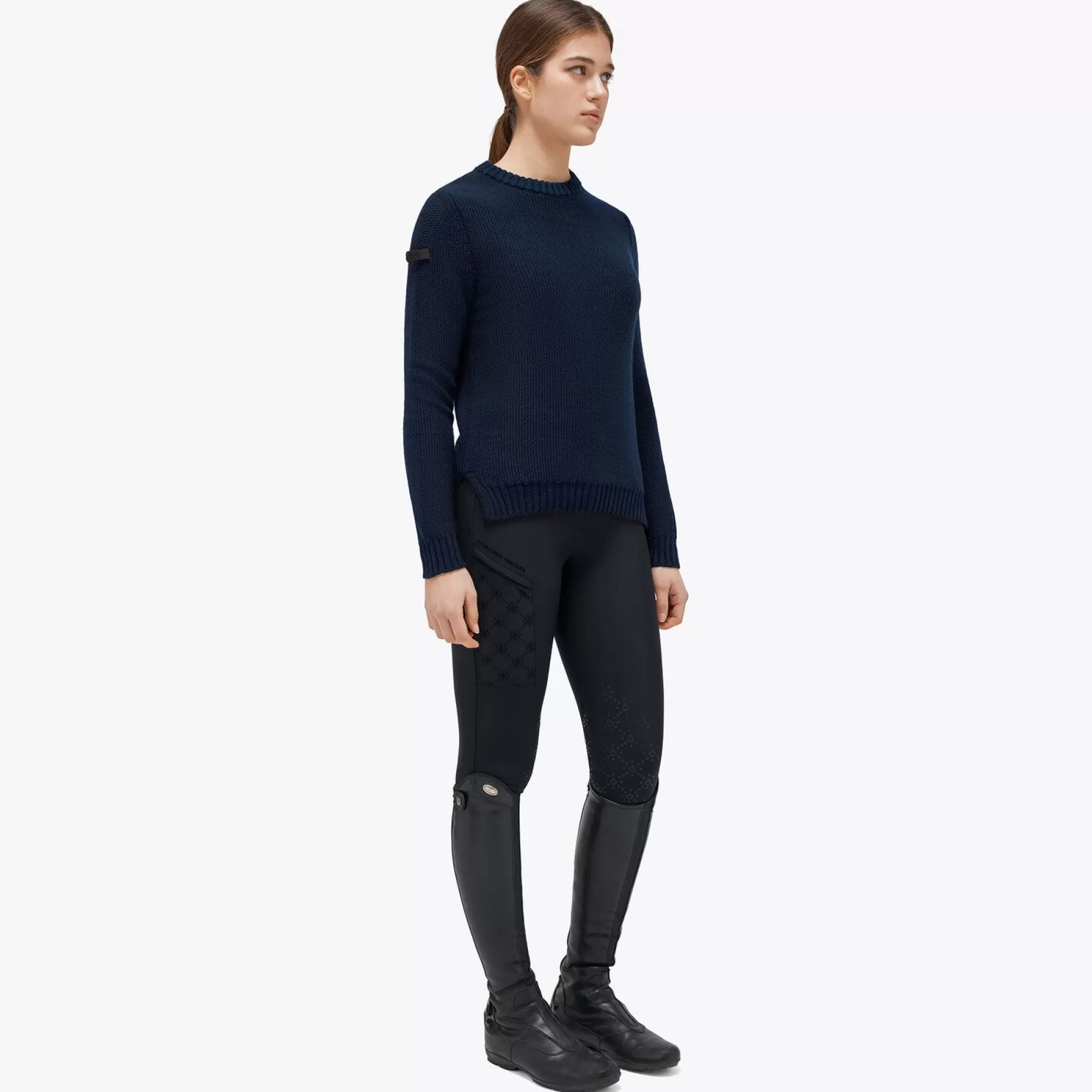 Women'S Crewneck Sweater-Cavalleria Toscana Discount