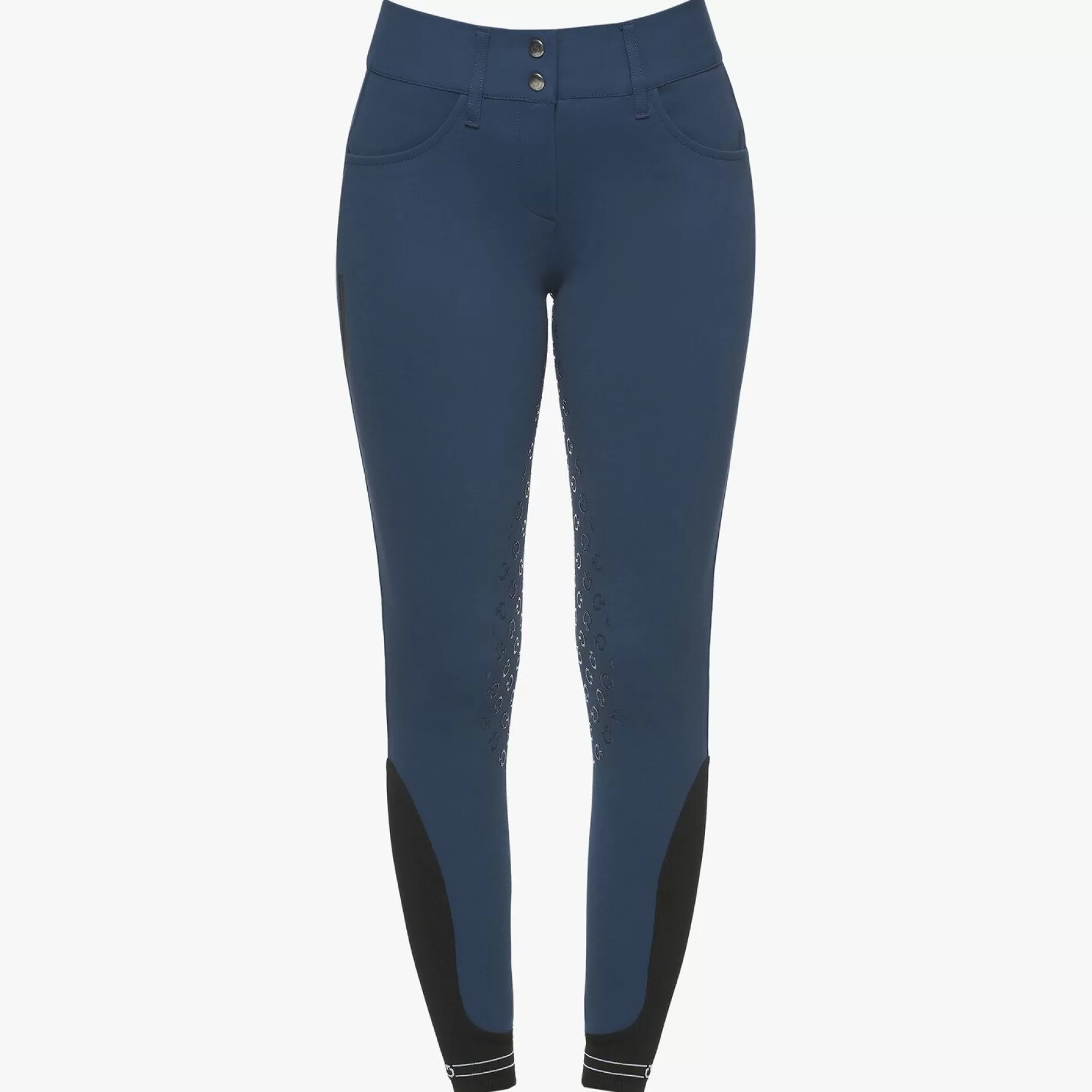 Women`S Dressage Breeches With Perforated Logo Tape-Cavalleria Toscana Online