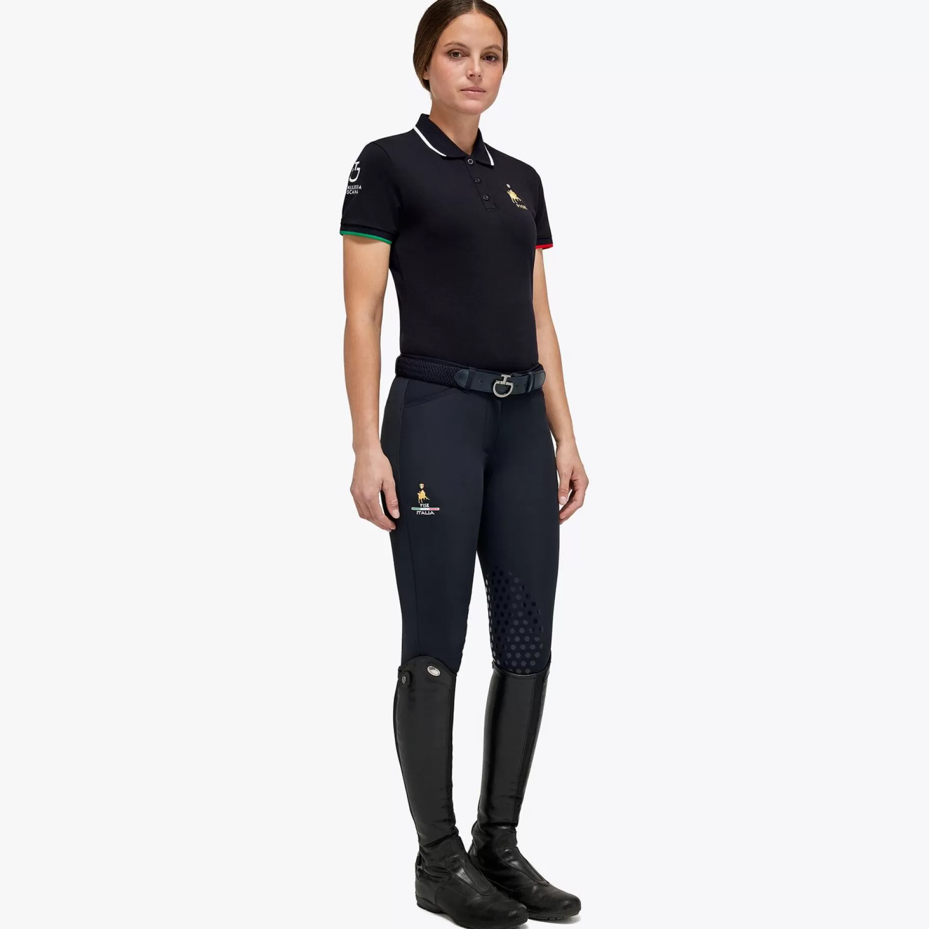 Women'S Fise Training Polo-Cavalleria Toscana New