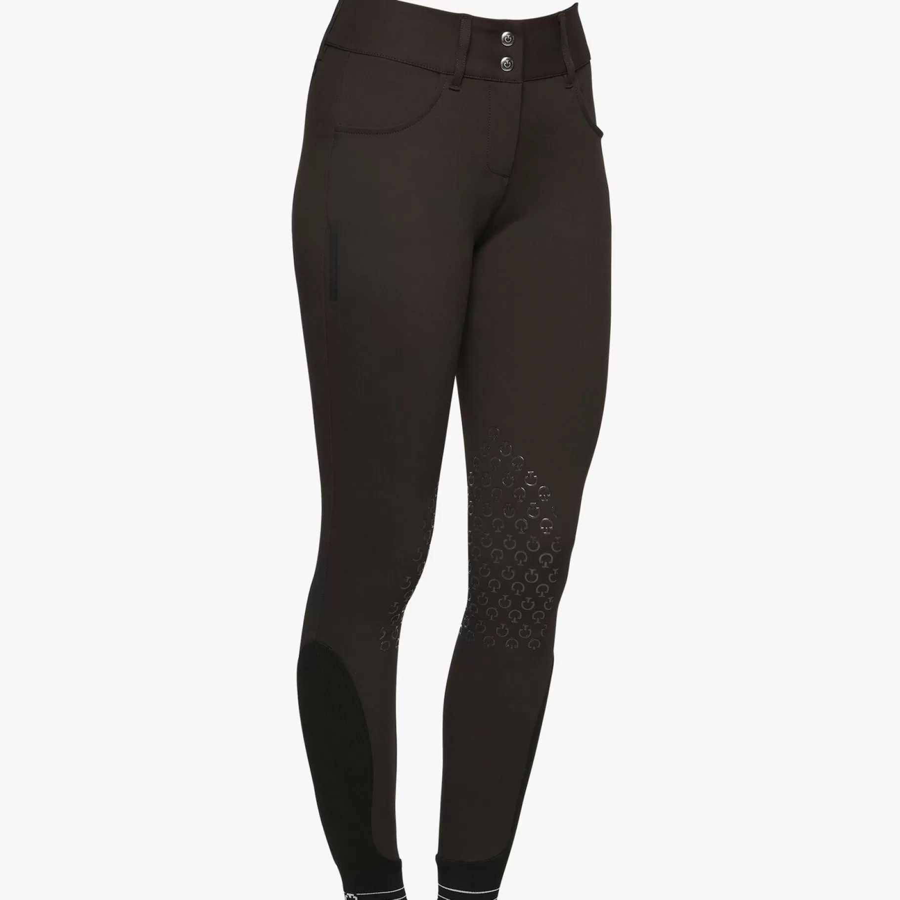 Women`S Jumping Breeches With Perforated Logo Tape-Cavalleria Toscana Discount