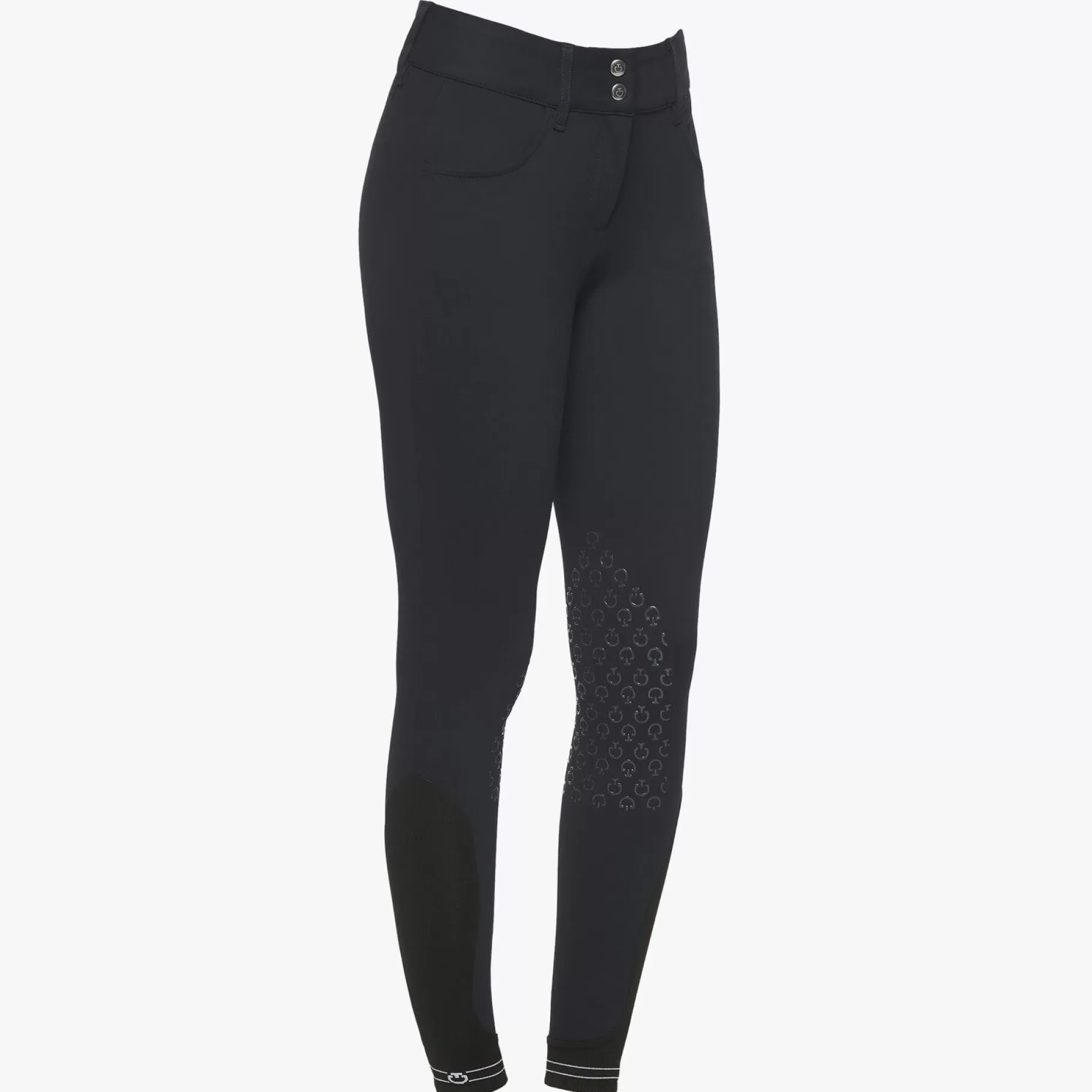 Women`S Jumping Breeches With Perforated Logo Tape-Cavalleria Toscana Cheap