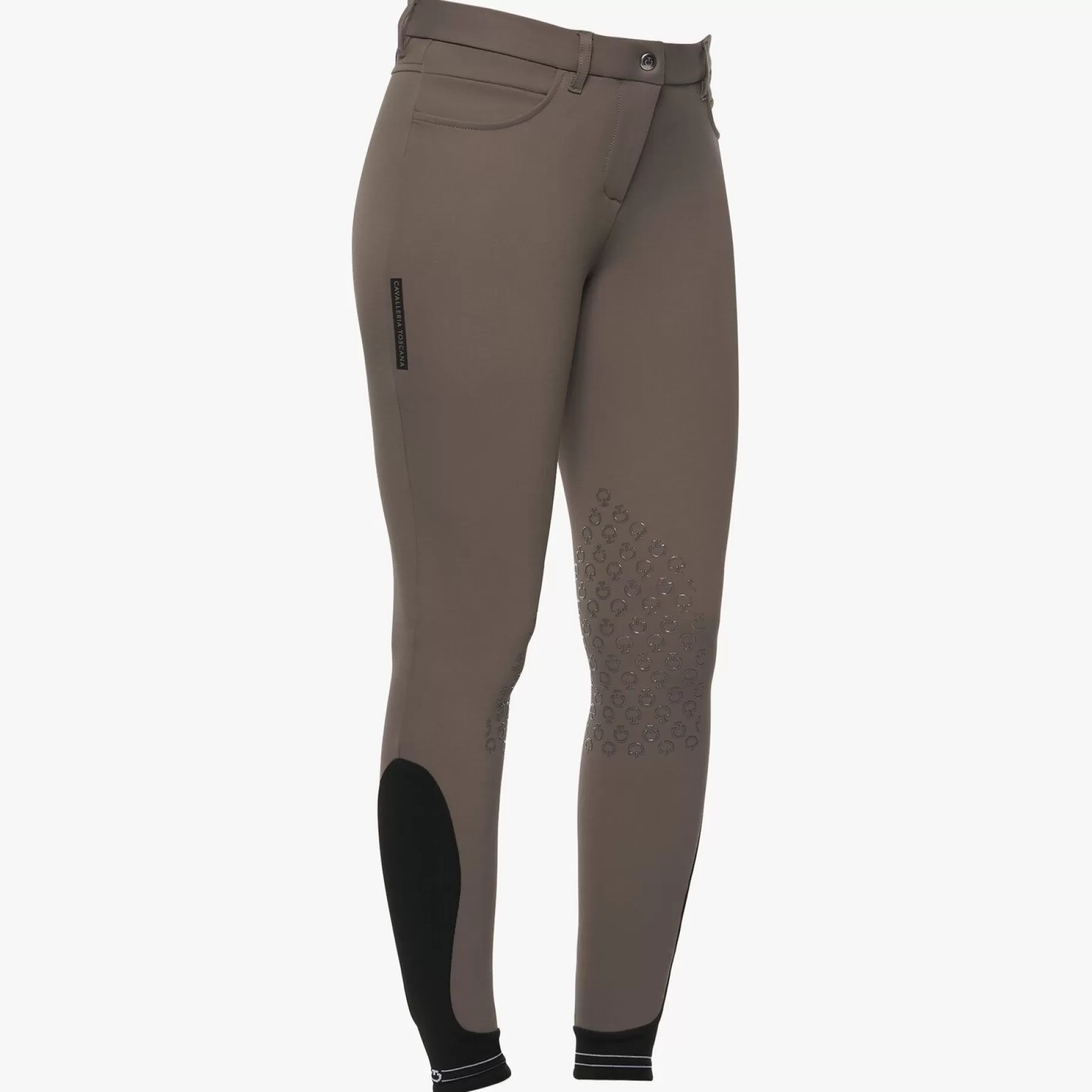 Women`S Knee Grip Breeches With Perforated Logo Tape-Cavalleria Toscana Best