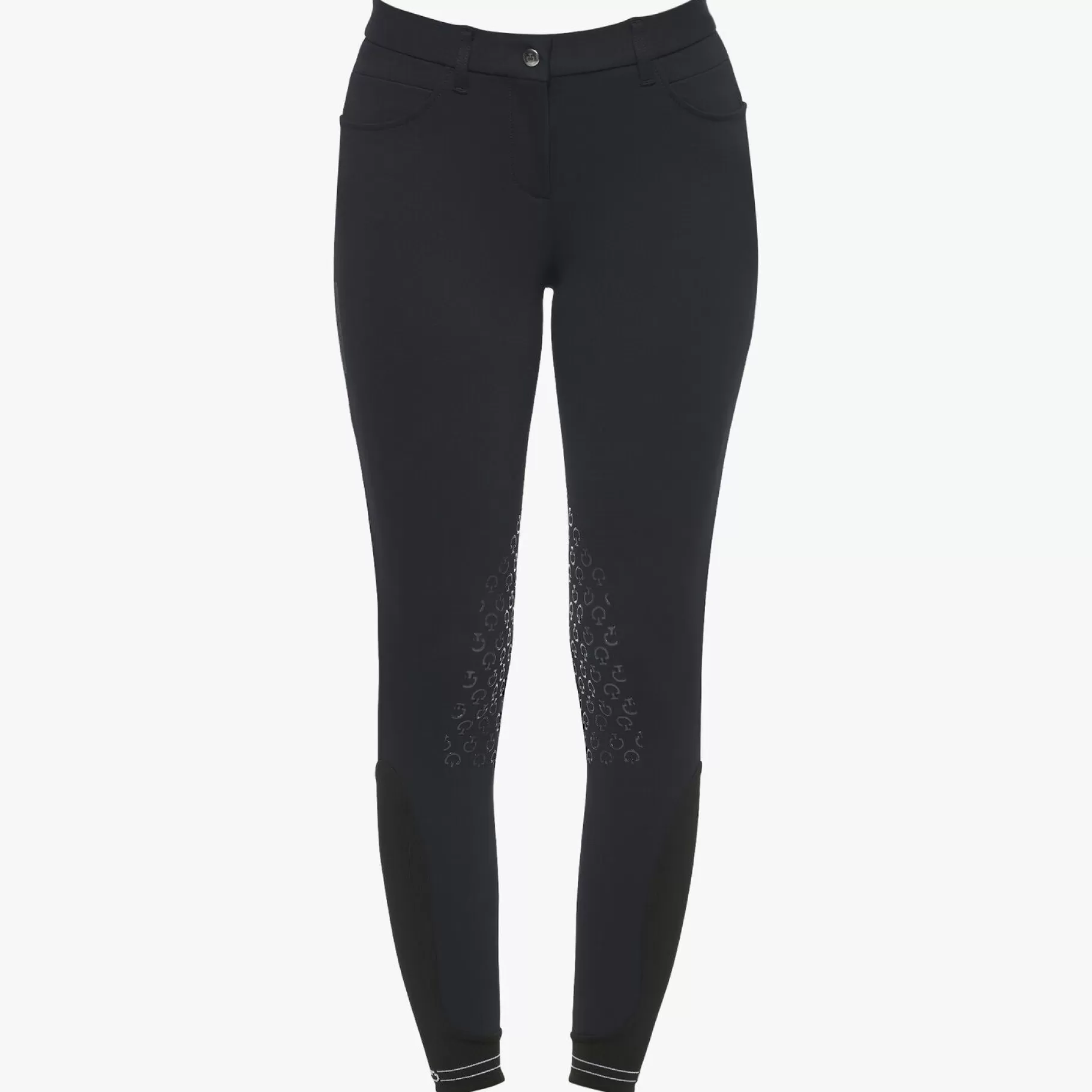 Women`S Knee Grip Breeches With Perforated Logo Tape-Cavalleria Toscana Store