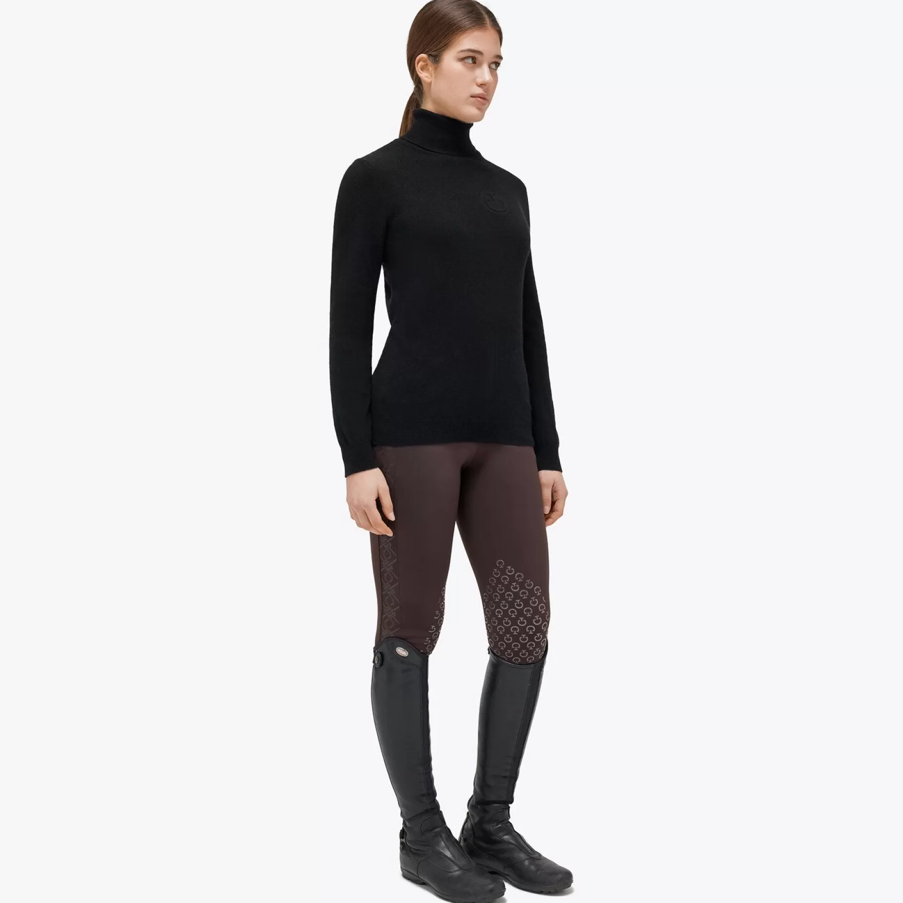 Women'S Turtleneck Sweater-Cavalleria Toscana Store