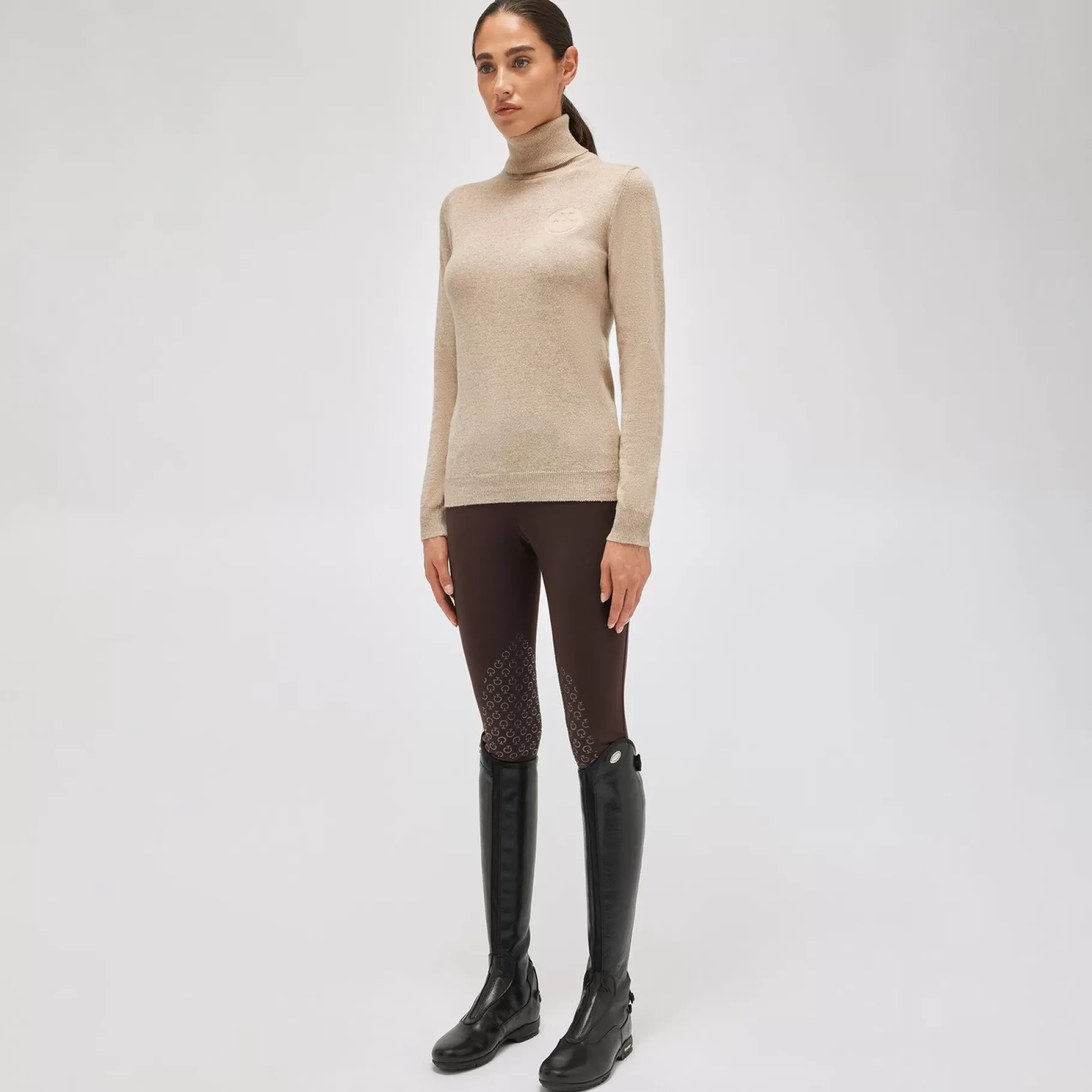 Women'S Turtleneck Sweater-Cavalleria Toscana Clearance