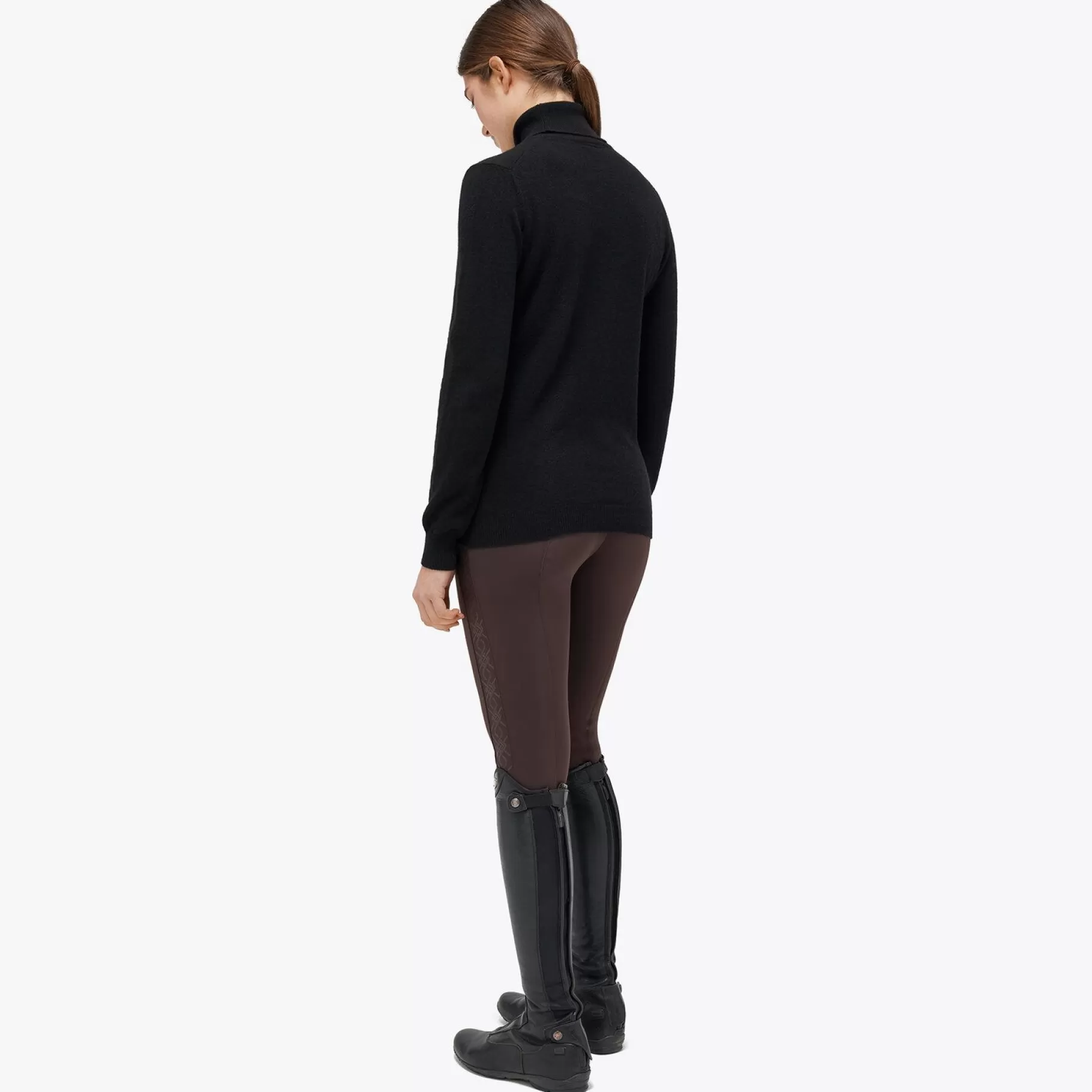 Women'S Turtleneck Sweater-Cavalleria Toscana Store