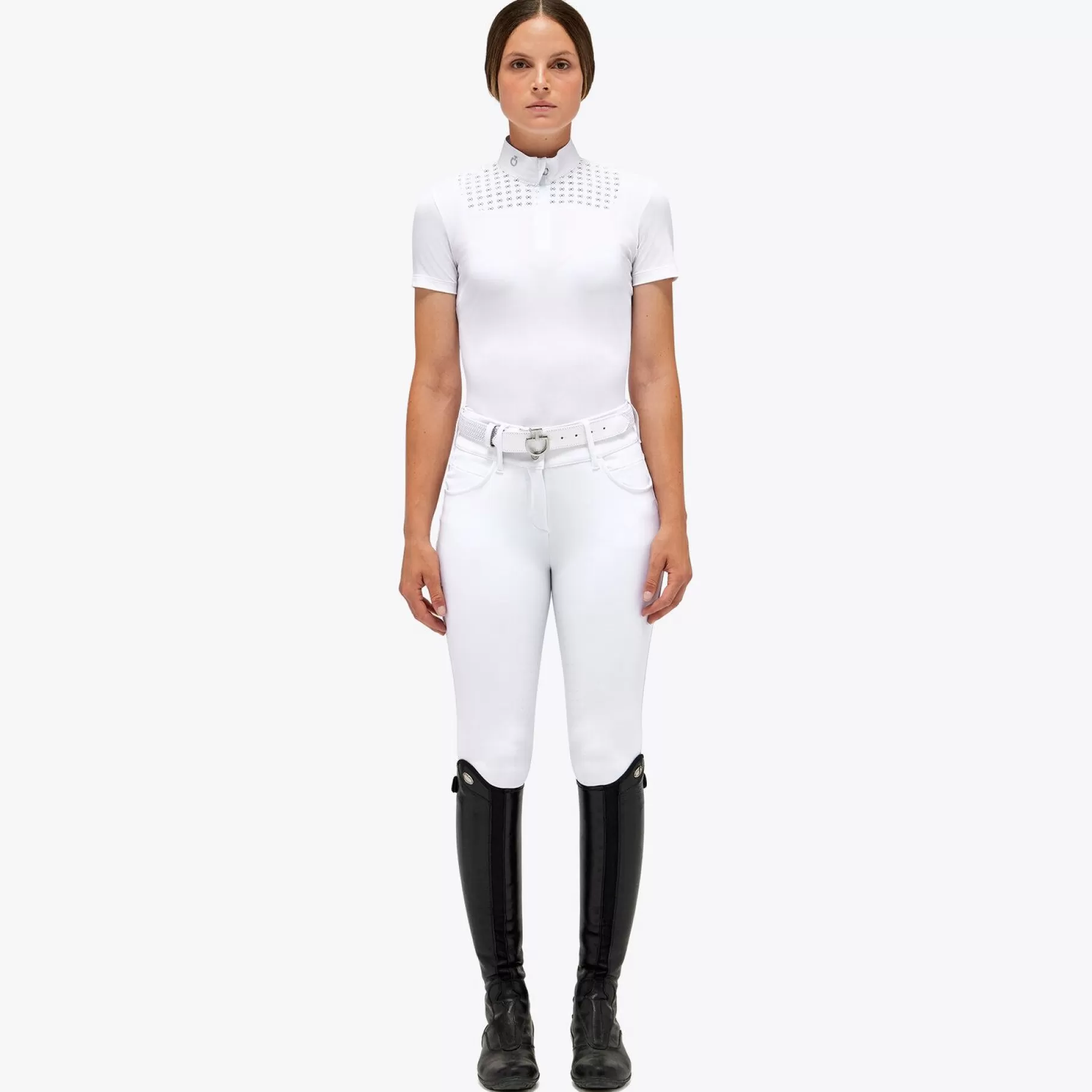 Women'S Zip Competition Polo-Cavalleria Toscana Fashion